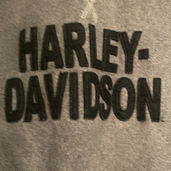 New Authentic Harley Davidson gray logo sweater sweatshirt large $169.00 - Picture 3 of 6